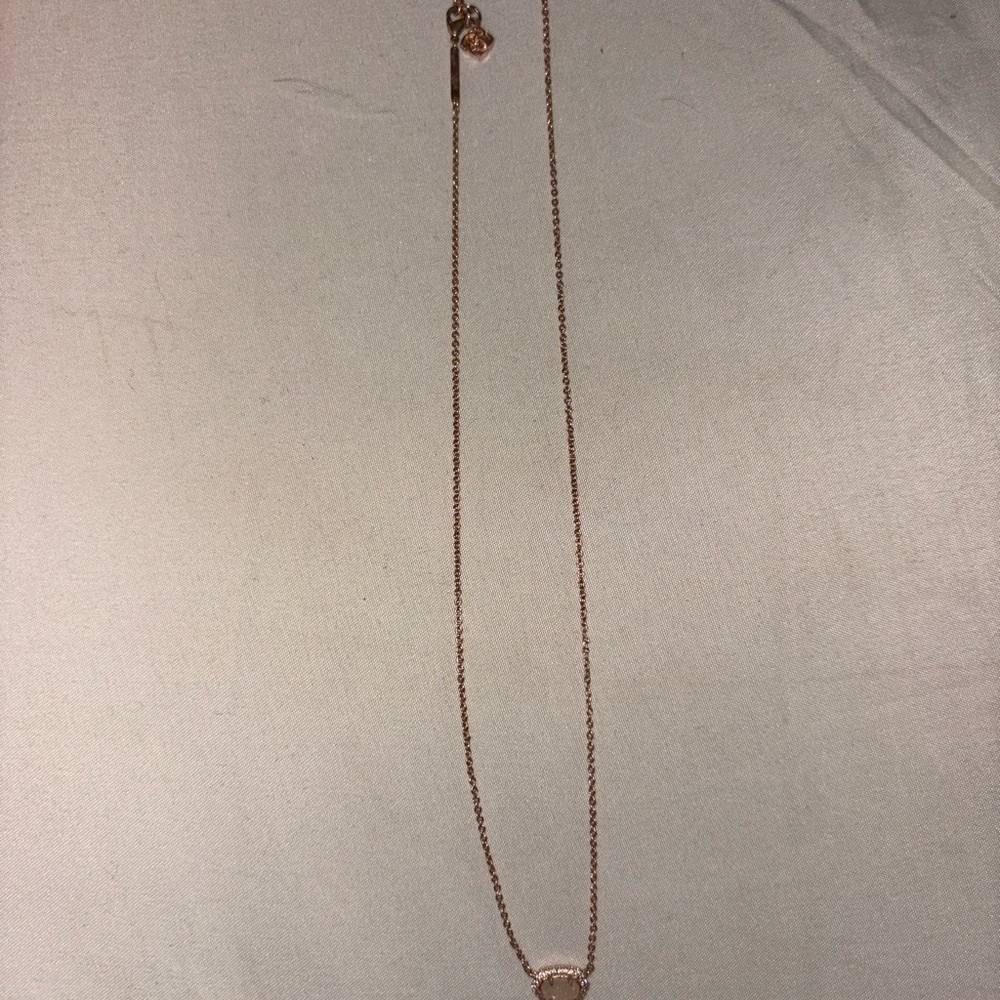 Delicate Rose Gold Pendant Necklace - Women's Jewelry
